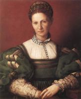 Bronzino, Agnolo - Portrait Of A Lady In Green